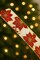 Designer’s Shop WR 63-5213 Red Poinsettia on White Wired Edge Ribbon – 2.5" x 10 Yards – Christmas Floral Glitter Accent